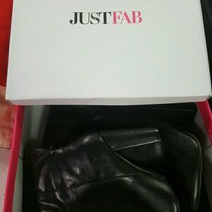 Knee high leather boots