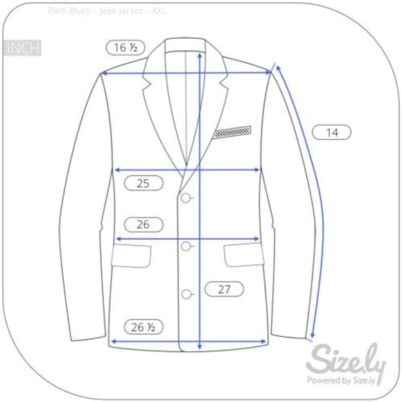 Paris Blues Jean Jacket Size 2X SOLD - Picture 6 of 6