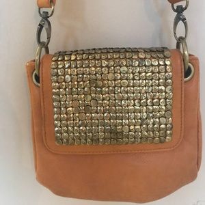Cute Leather Boho Crossbody Bag with Coin Detail