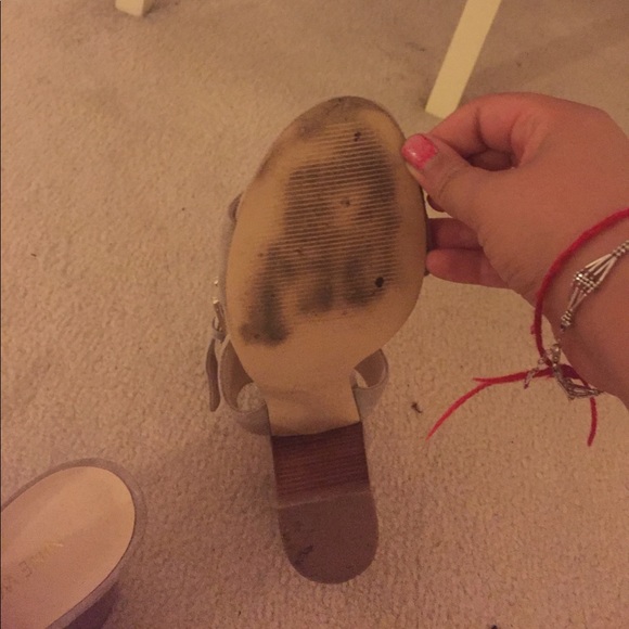 Nine West suede heeled sandals - Picture 4 of 5