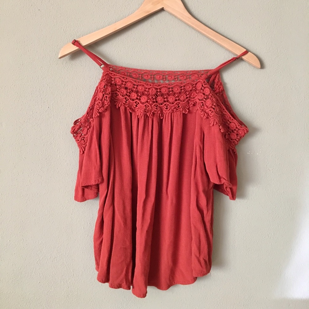 Off the shoulder crop top