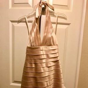 BCBG Dress Champagne Color