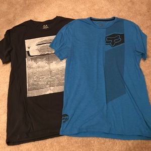 Oakley & Fox Men’s T-shirt’s (Both)