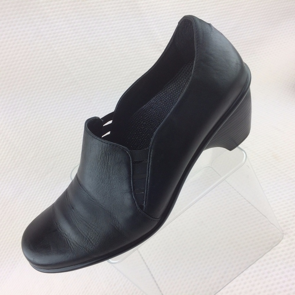 Dansko Black Raphael Mid Heel Elastic EU 40