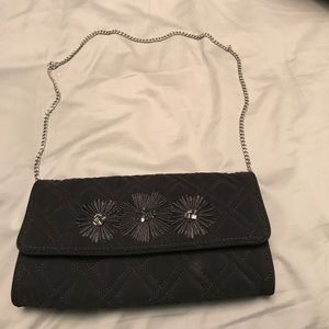 Black evening purse