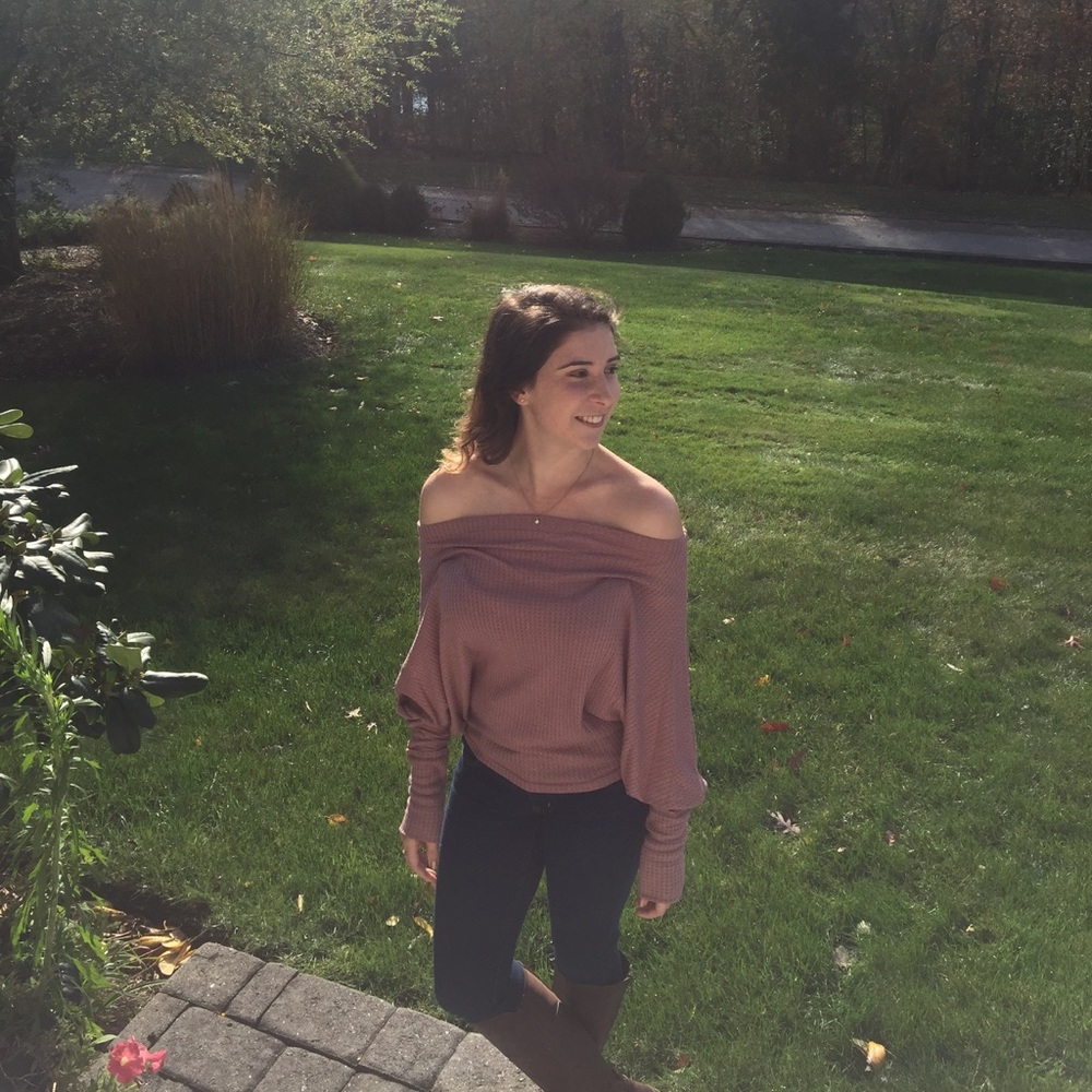 Mauve OTS Sweater