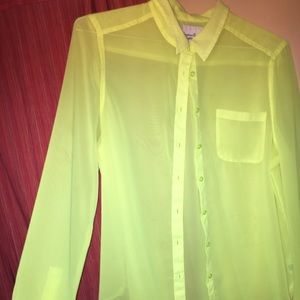 American Eagle button up - BRIGHT !!!!