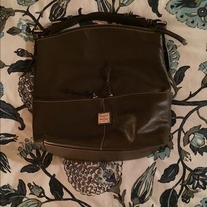 Chocolate brown Dooney and Bourne Hobo Bag