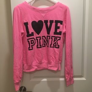 Pink sweatshirt