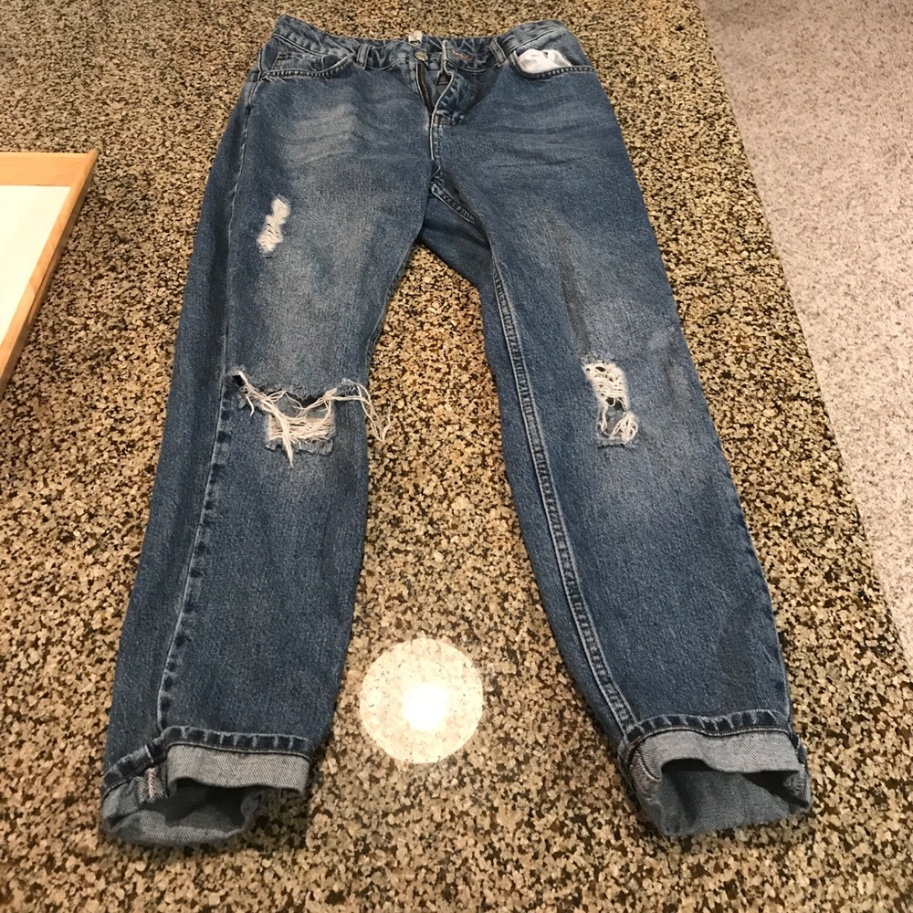 Top shop mom jeans