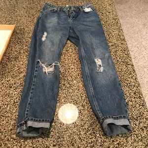 Top shop mom jeans