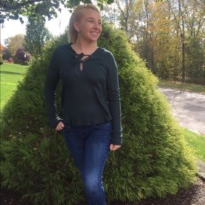 Hunter Green Pullover