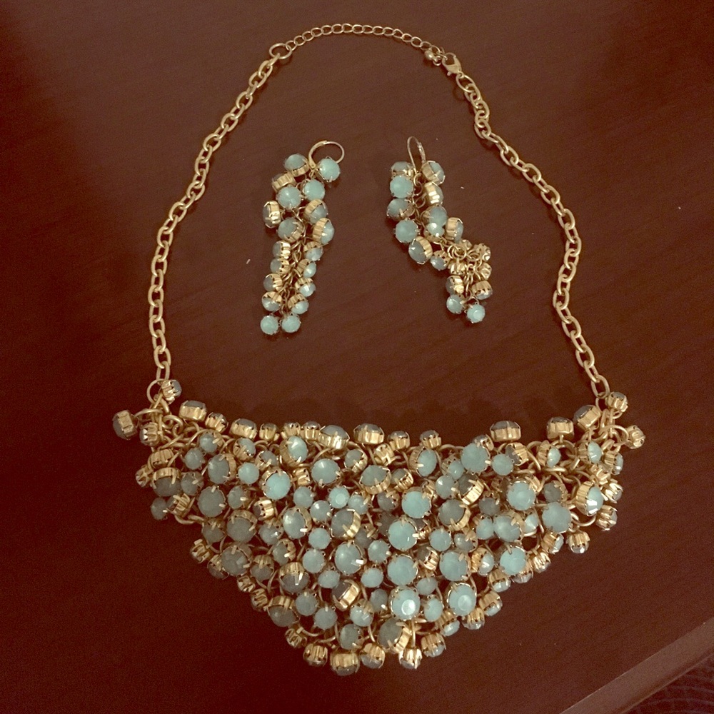 Necklace and earrings set