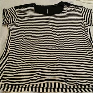 B.L.E.U. woman short sleeve top.