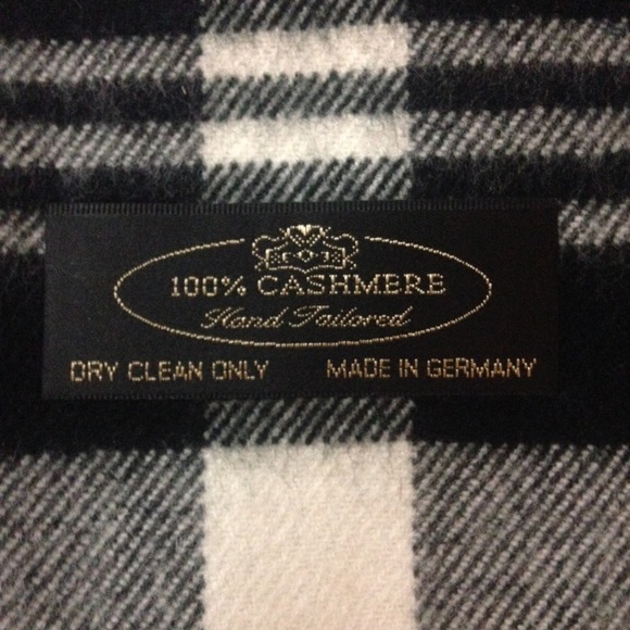 100% cashmere hand tailored made in Germany scarf - Picture 2 of 4