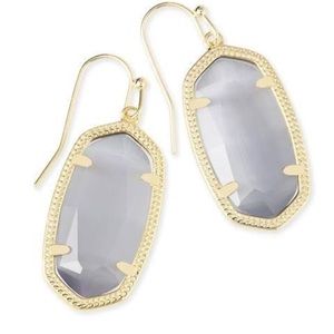 Kendra Scott Dani earrings gray