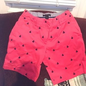 British Khaki watermelon sailboat patterns short.