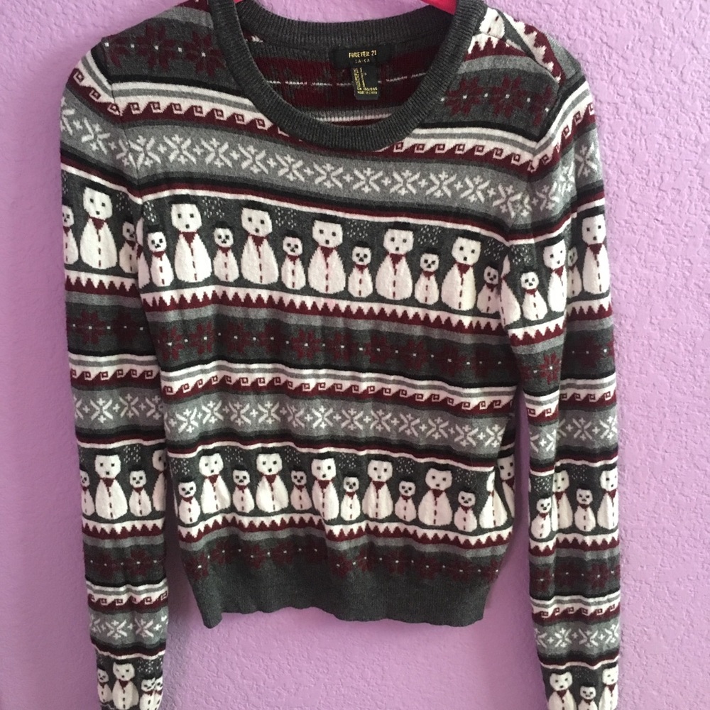 Winter Snowman Sweater