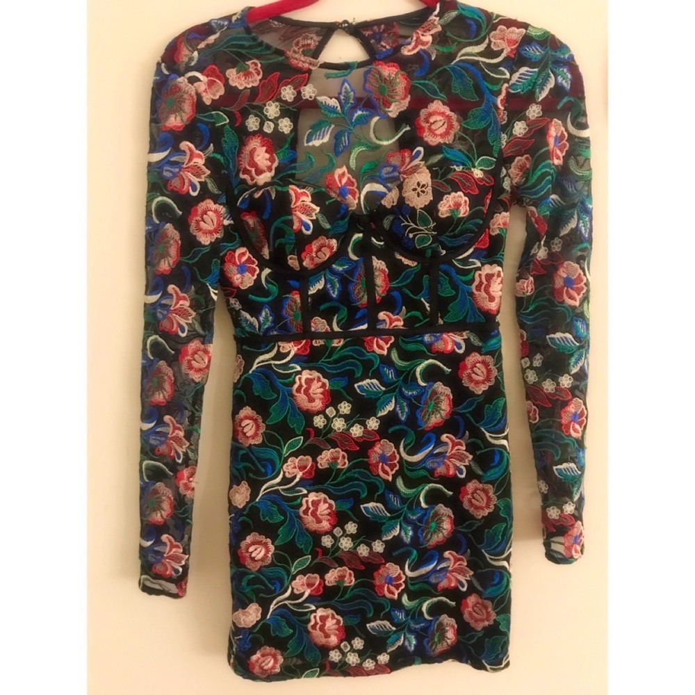 Nasty Gal Floral Mini Dress
