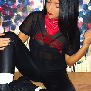 Girl Power Forever 21 Mesh Top