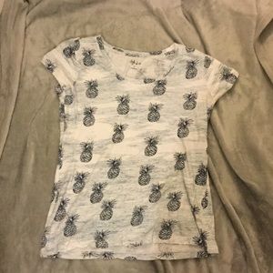 Style & co pineapple shirt