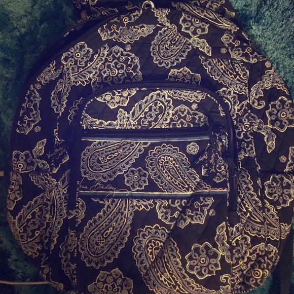 Vera Bradley Blue Bandana Limited Tech Backpack