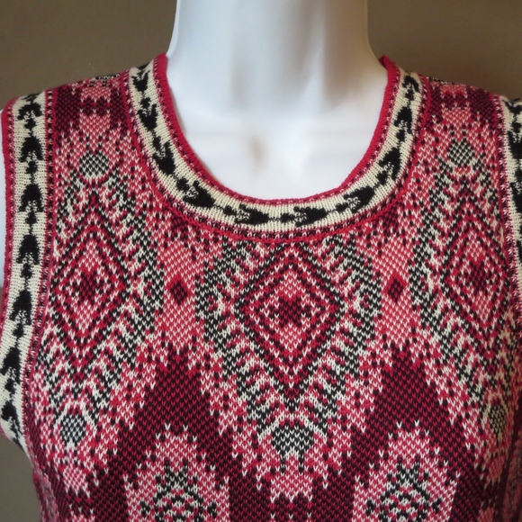 Design Lab Knit Sheath Dress Fringe - Picture 3 of 4