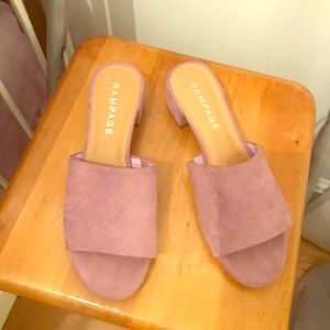 Purple mules