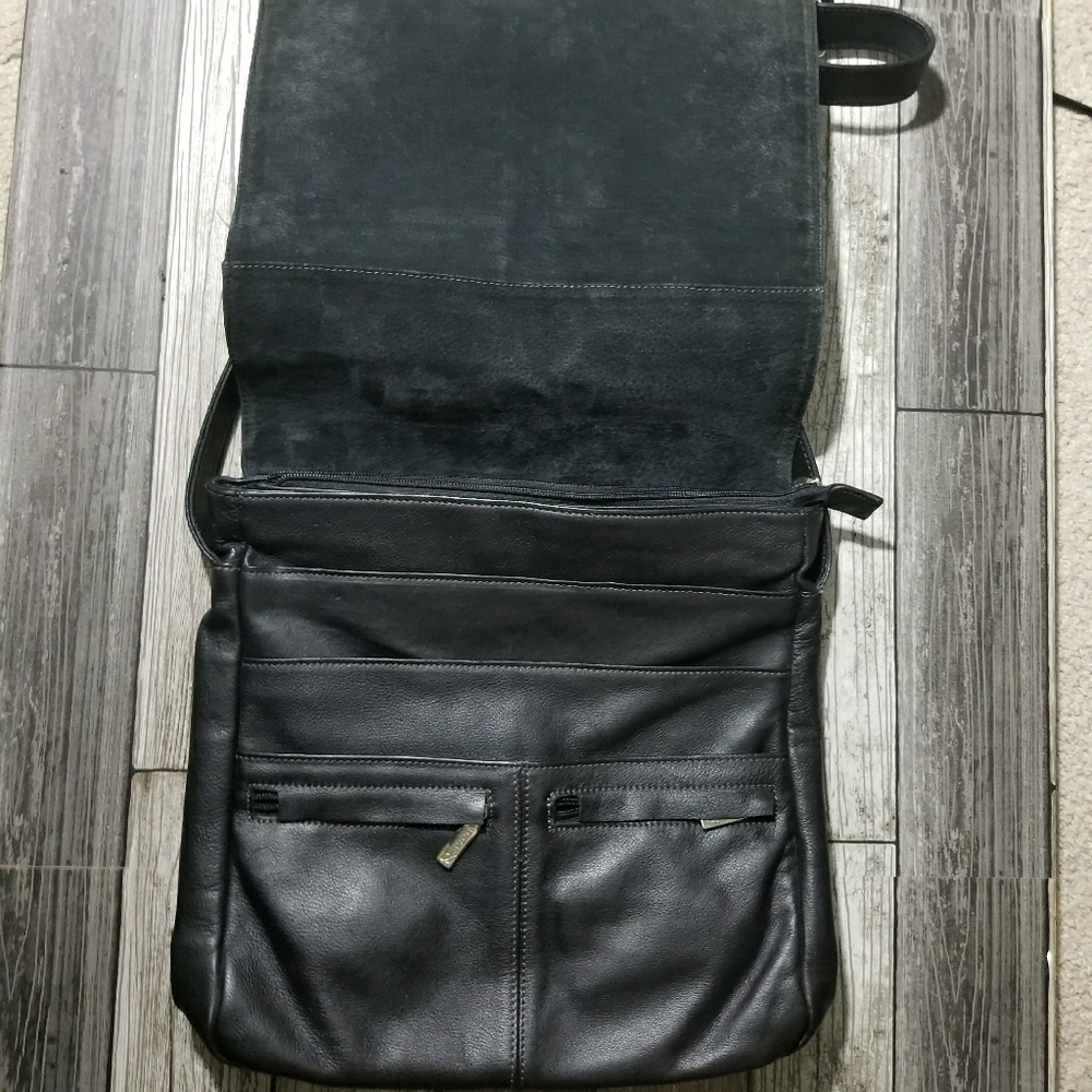 SHOFAR leather messenger bag - Picture 2 of 8