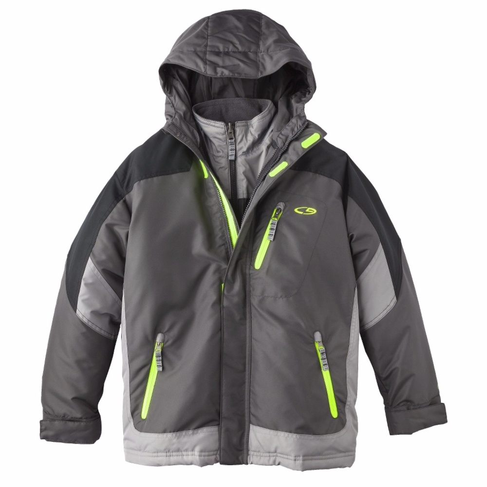 Champion Boys 3-in-1 Reversible Winter Jacket/Coat