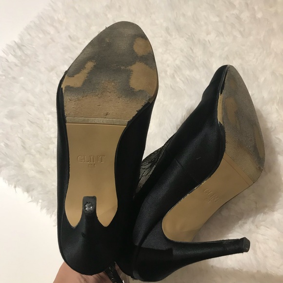 Flint black lace heeled bootie! 8M fits like 7.5 - Picture 5 of 5