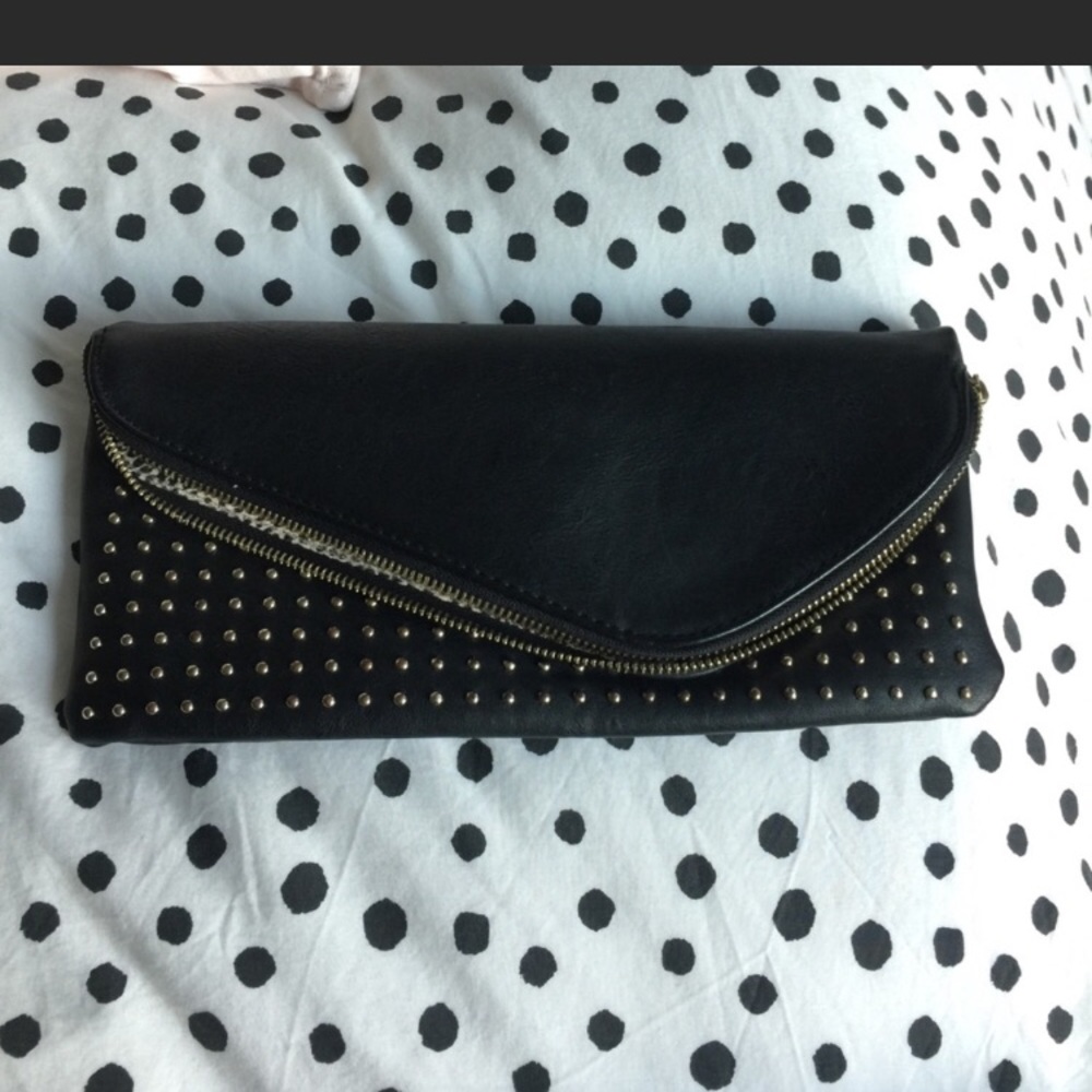 Sole Society studded clutch