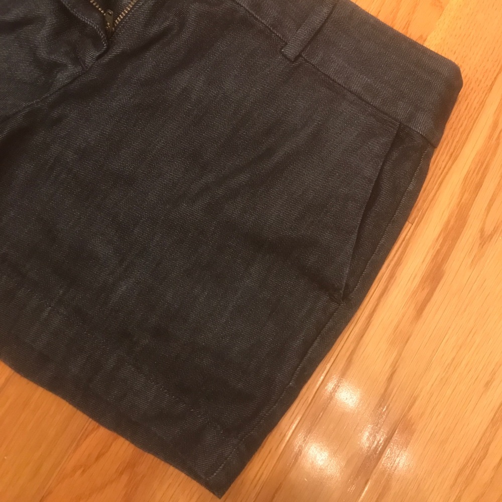 Loft Dark Wash Riviera Denim Shorts 4