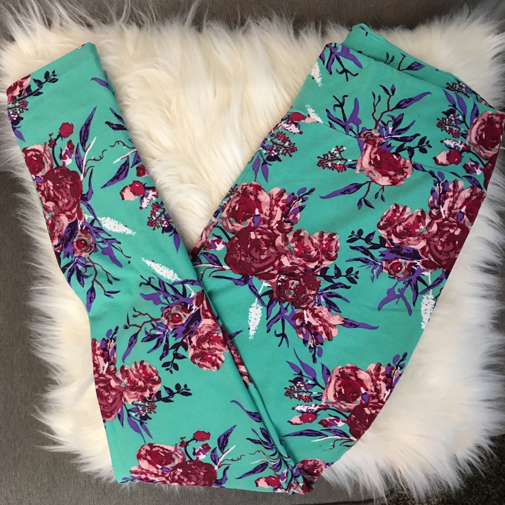 Brand New Floral LulaRoe Leggings