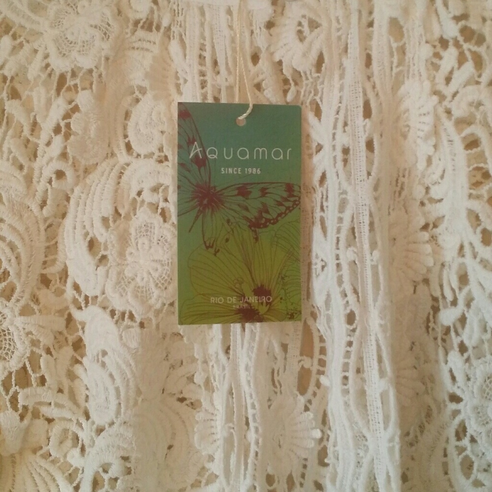 Aquamar Lace Cardigan NWT - Picture 2 of 3