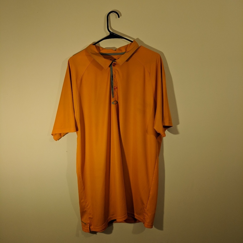 Orange Oakley Polo