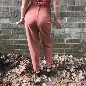 PINK VINTAGE HIGH WAISTED PANTS