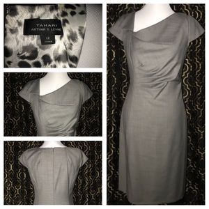 Tahari Gray Dress