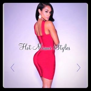 Hot Miami styles bandage dress