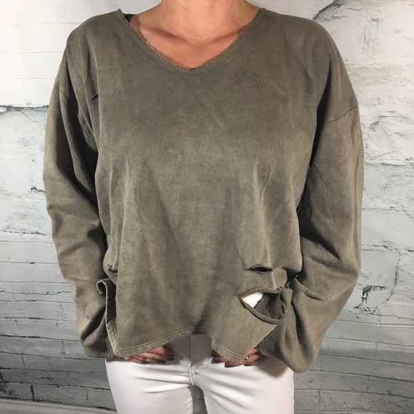 Distressed hoodie - Picture 2 of 2