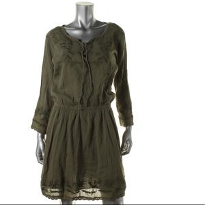 Ralph Lauren Embroidered Boho Casual Dress M-L