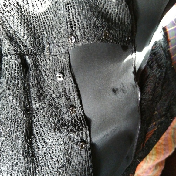 SOLD 1970s Givenchy black lace dress - Picture 7 of 7