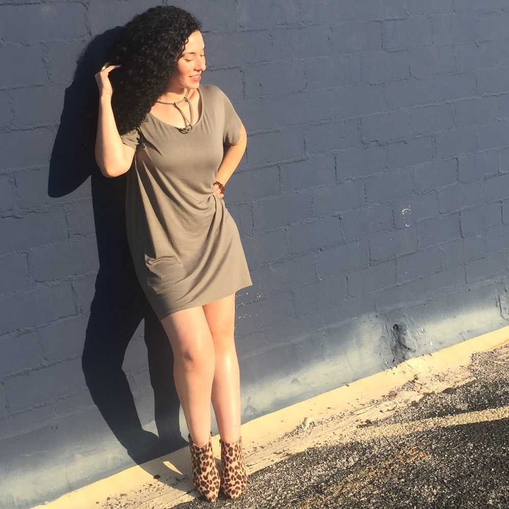 Missguided green dress