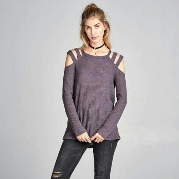 Soft brushed waffle knit top ( 2 LEFT ) - Picture 2 of 4