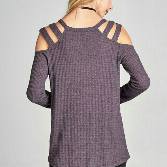 Soft brushed waffle knit top ( 2 LEFT ) - Picture 4 of 4