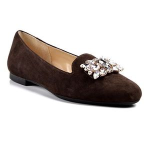 Adrienne Vittadini Dani Chocolate Loafer