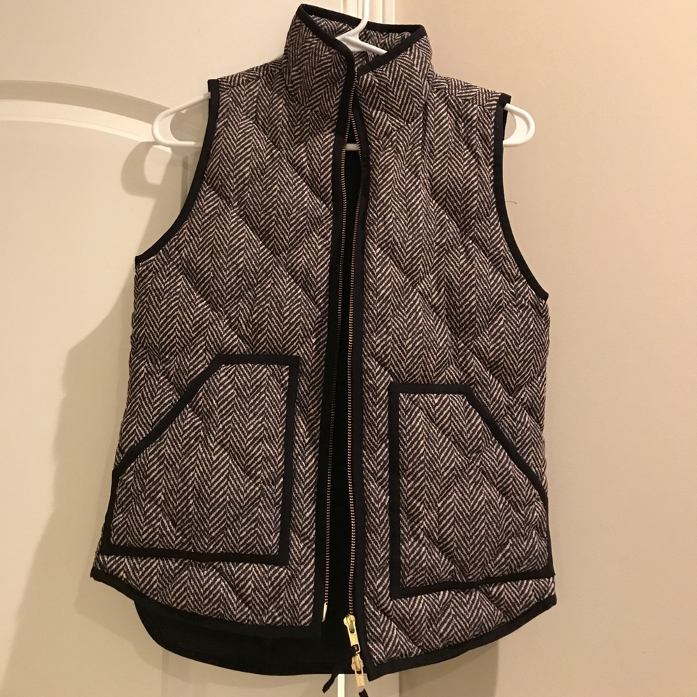 Jcrew Factory herringbone puffer vest!!!!