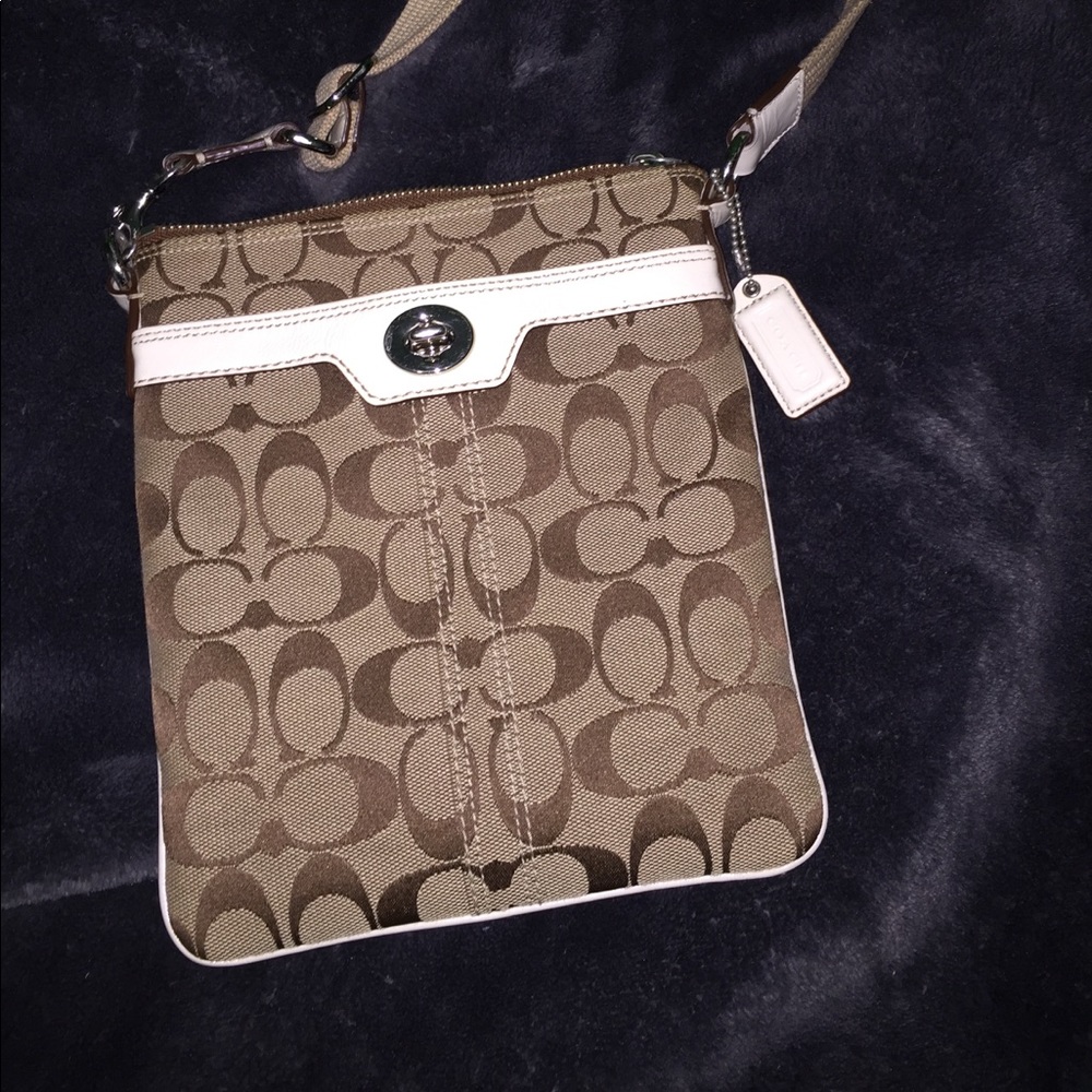 COACH Brown Crossbody Purse. NWOT