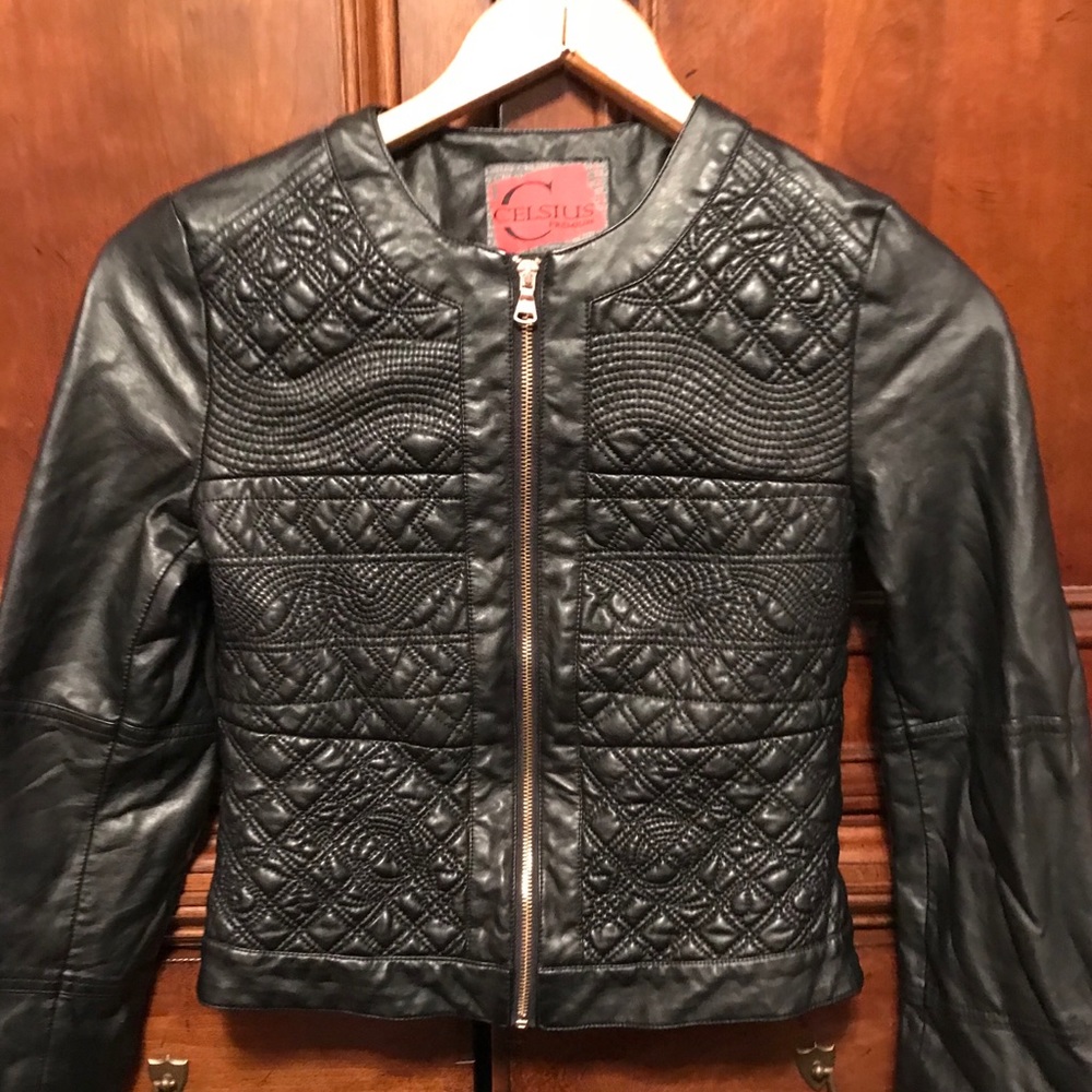Black jacket. Wow. Sale