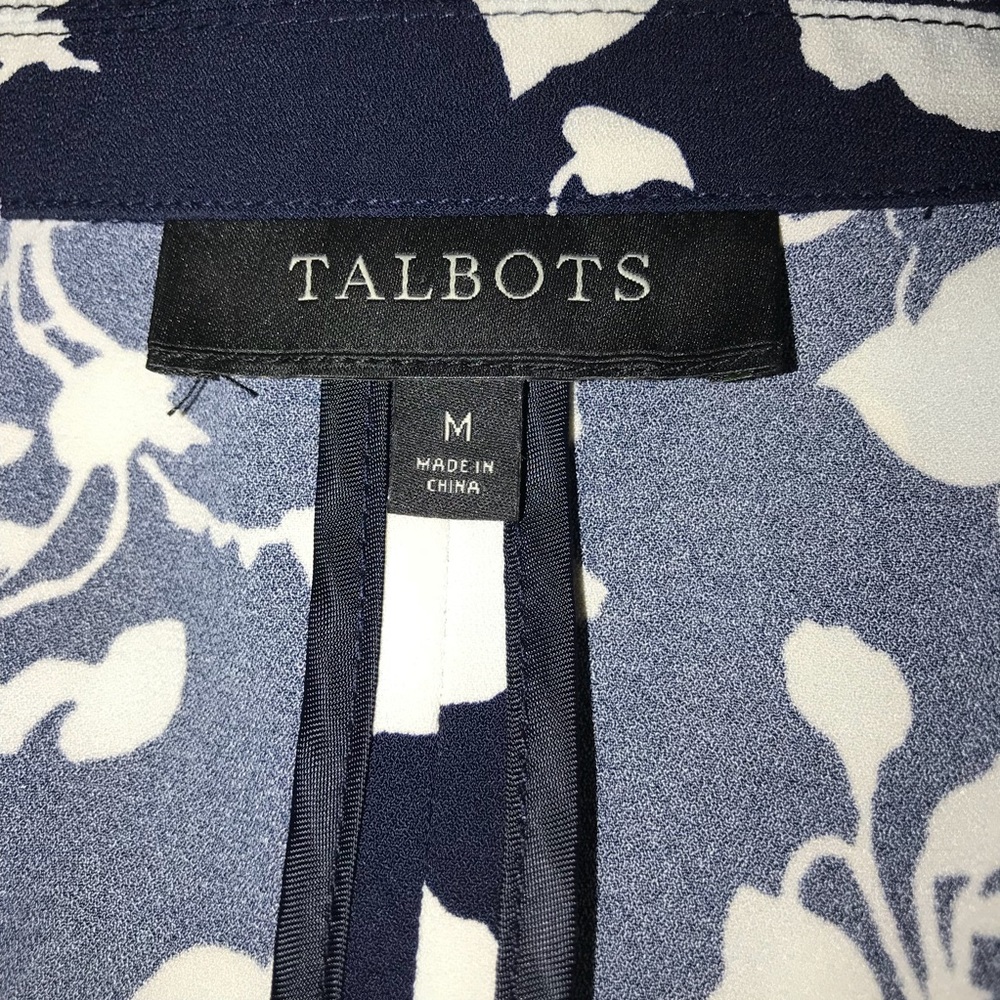 Talbots Floral Blazer - Picture 5 of 8